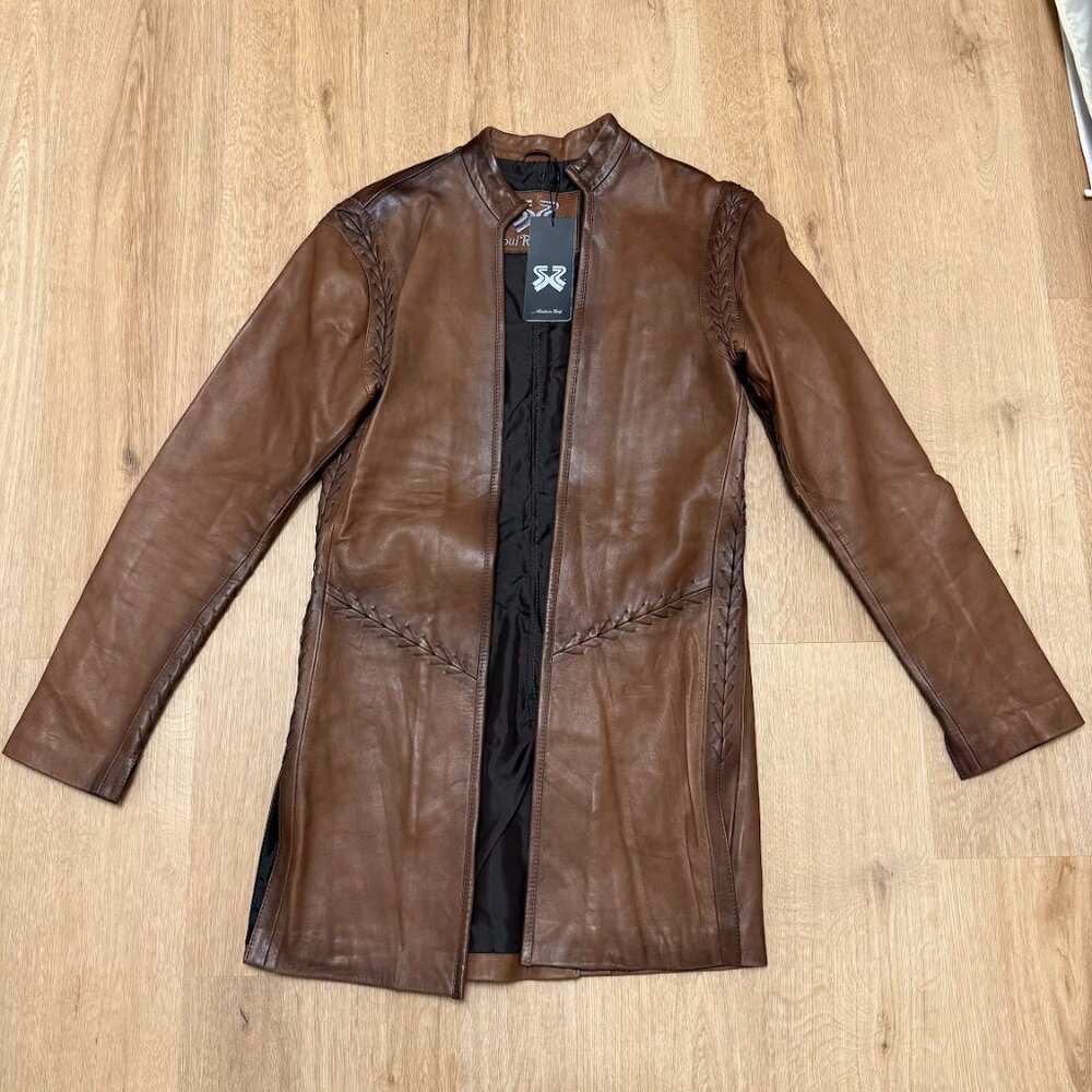 Brown Leather Jacket Soul Revolver